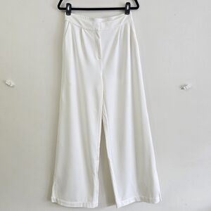 Bailey 44 White Wide-Leg Pull-On Trousers